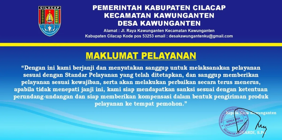 Membangun Kawunganten Bersih: Jasa & Layanan yang Berintegritas